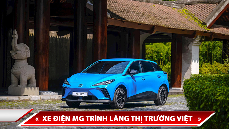XE ĐIỆN MG TRÌNH LÀNG THỊ TRƯỜNG VIỆT - ĐỐI ĐẦU TRỰC DIỆN VỚI VF 6